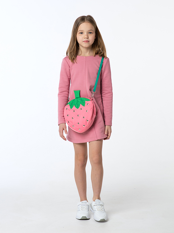 Розовая детская сумочка Клубника