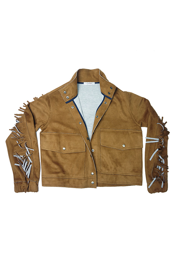 с бахромой в стиле кантри