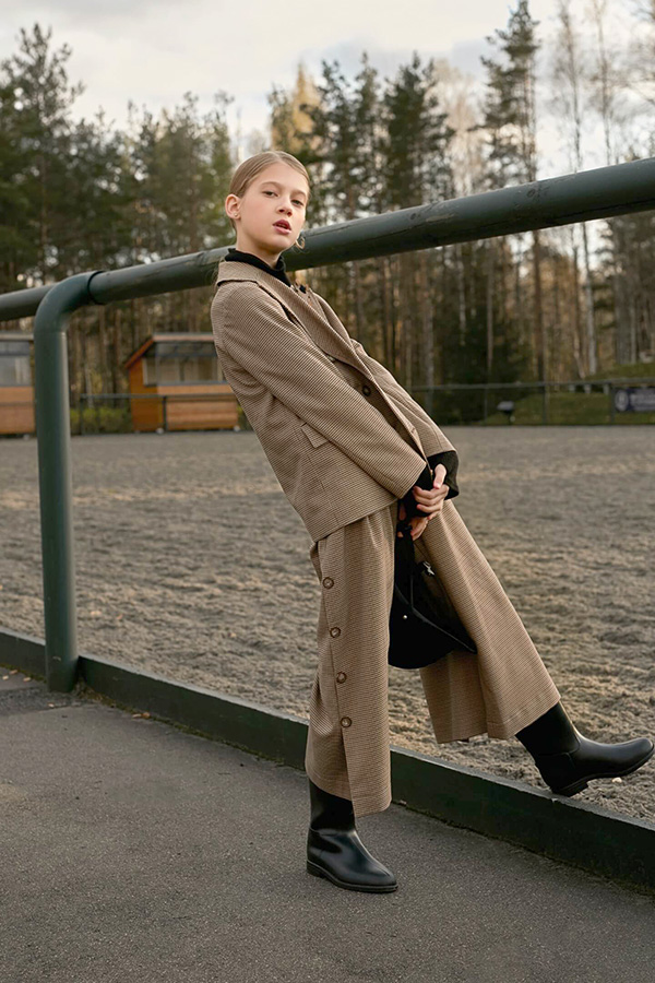 Теплые детские кюлоты для девочки