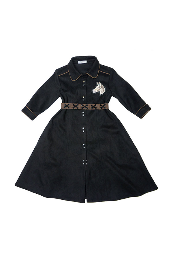 с окантовкой и нашивкой "Лошадка"