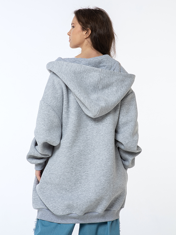 Зип-худи оверсайз "Мое Большое Сердце"